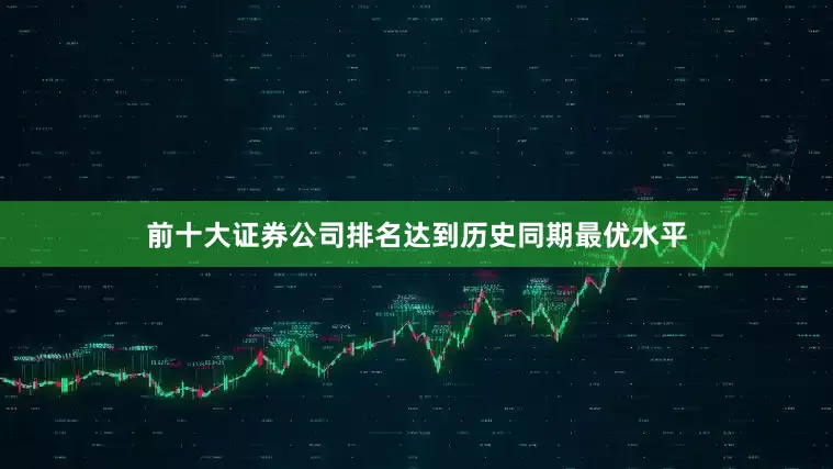 前十大证券公司排名达到历史同期最优水平