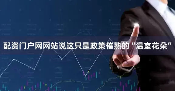 配资门户网网站说这只是政策催熟的“温室花朵”