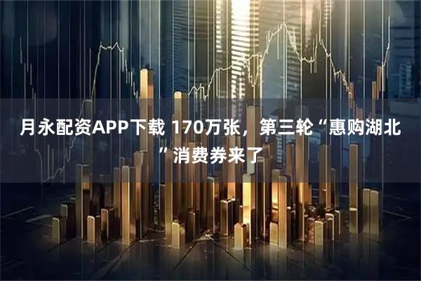 月永配资APP下载 170万张，第三轮“惠购湖北”消费券来了